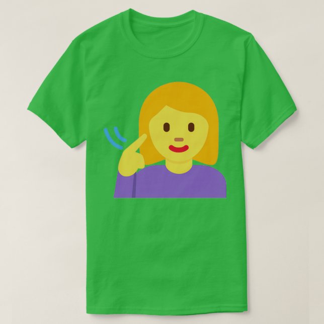hearing impaired stickers T-Shirt (Design Front)