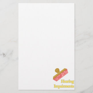 Hearing Impairments Stationery