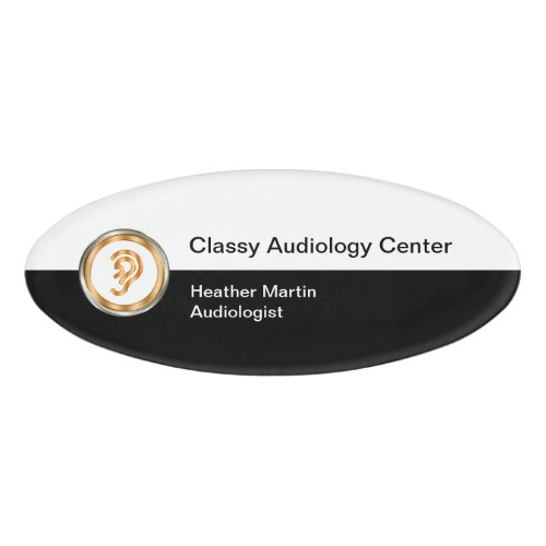 Hearing Specialist Audiologist Staff Name Tag