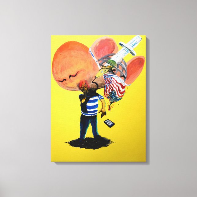 Hearsay Canvas Print (Front)