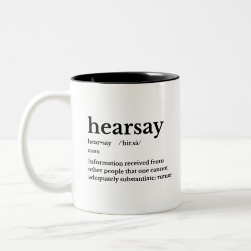 Hearsay Two_Tone Coffee Mug