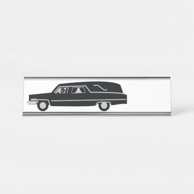 Hearse Desk Name Plate (Front)