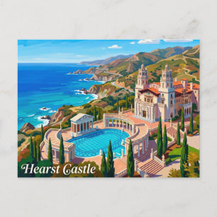 Hearst Castle California Central Coast Postcard