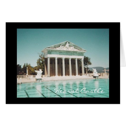 Hearst Castle outdoor pool Cards (Front Horizontal)