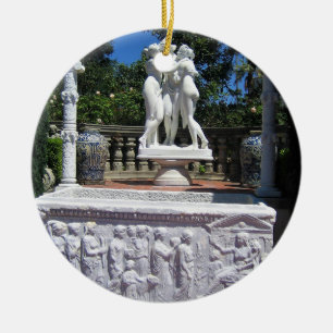 Hearst Castle, San Simeon, California Ceramic Ornament
