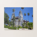 Hearst Castle, San Simeon, California Jigsaw Puzzle<br><div class="desc">The beautiful Hearst Castle in San Simeon,  California. It was built between 1919-1947 for publisher William Randolph Hearst,  & is now a museum & state park. Definitely worth seeing! Photo taken August 2017.</div>