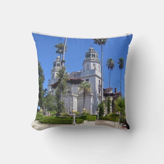 Hearst Castle, San Simeon, California Throw Pillow (Front)