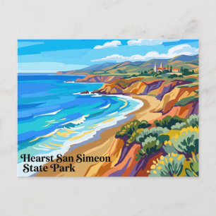 Hearst San Simeon State Park California Postcard