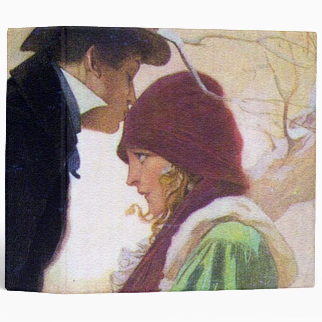 Hearst's International Cover, Alphonse Mucha 3 Ring Binder (Front/Spine)