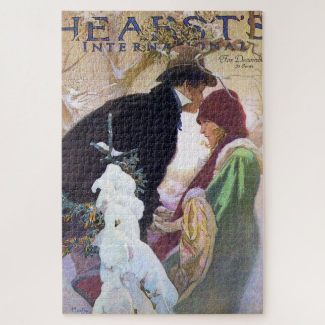 Hearst's International Cover, Alphonse Mucha Jigsaw Puzzle (Vertical)