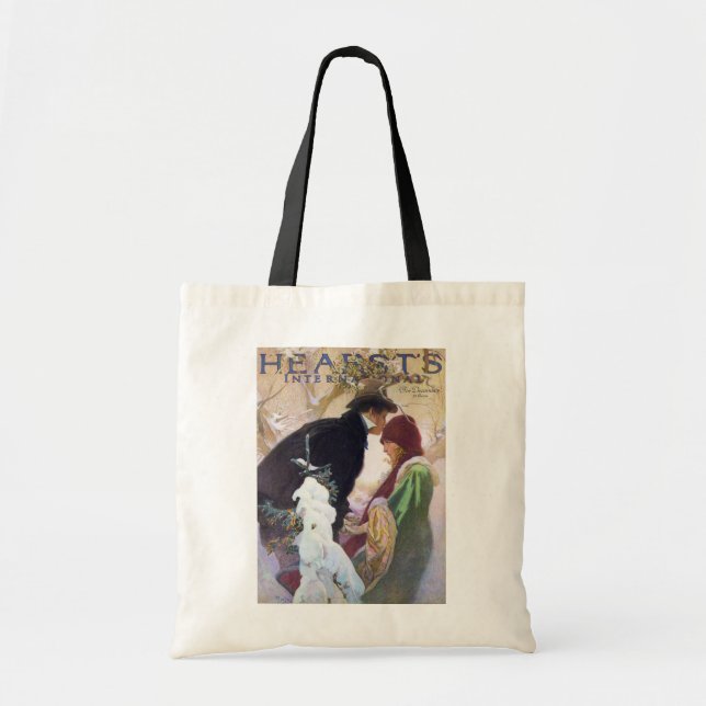 Hearst's International Cover, Alphonse Mucha Tote Bag (Front)