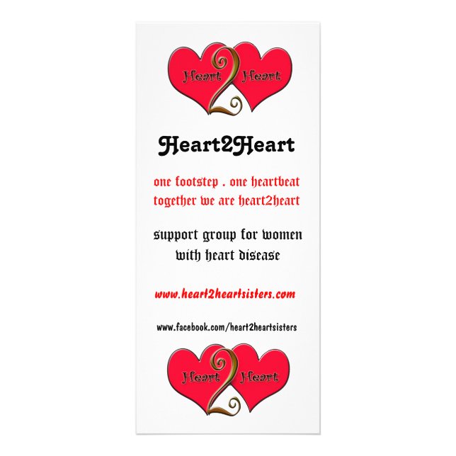 heart2heart tack  card (Front)