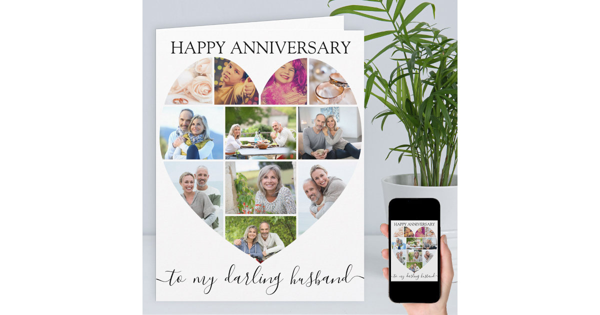 Heart Frame - Happy Anniversary Card