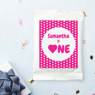 Heart 1st Birthday Hot Chocolate Drink Mix