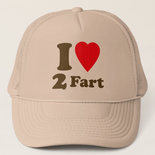 Heart 2 Fart Pass the Gas Silent Deadly Love Trucker Hat