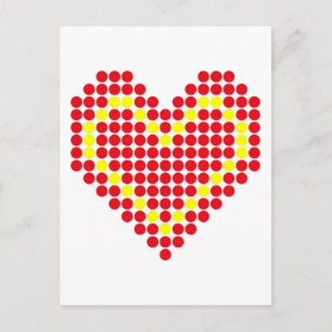 Heart 2 postcard