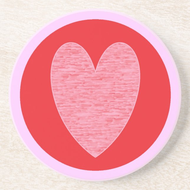 Heart 3 drink coaster (Front)