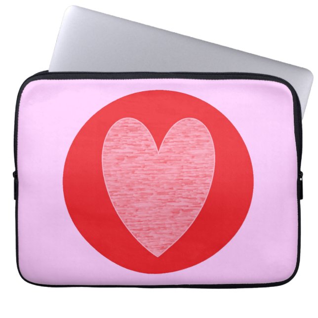Heart 3 laptop sleeve (Front)