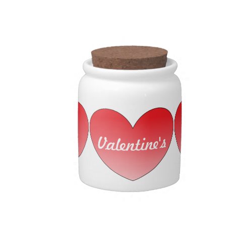 Heart 4 candy jar