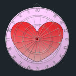 Heart 4 dart board<br><div class="desc">What better way to say I love you than with this beautiful heart gift.</div>