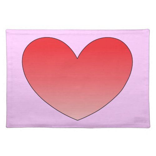 Heart 4 placemat
