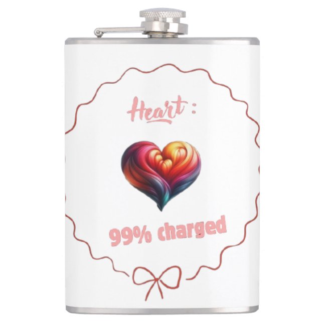  Heart 99% Charged Flask (Front)