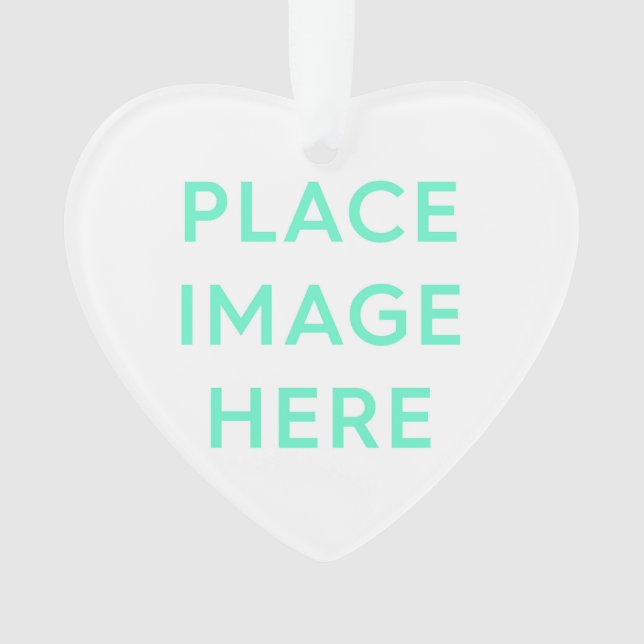 Heart - Acrylic Ornament (Front)