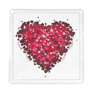 Heart Acrylic Tray