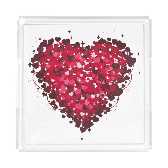 Heart Acrylic Tray (Front)