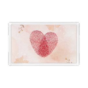 Heart Acrylic Tray