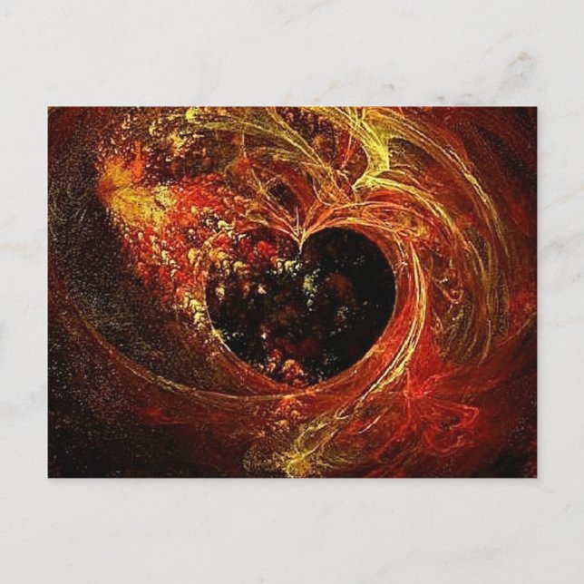 Heart a'Fire Postcard (Front)