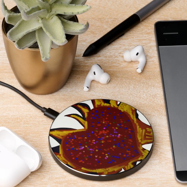 Heart Aflame Wireless Charger (Desk 2)