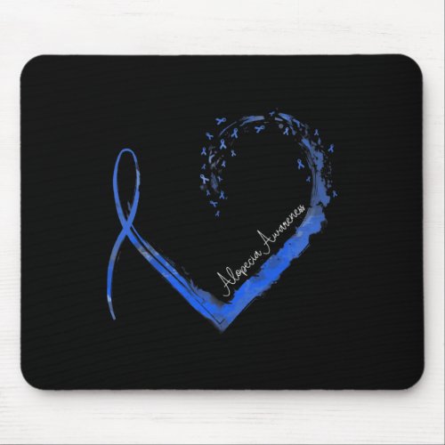 Heart Alopecia Awareness 1  Mouse Pad