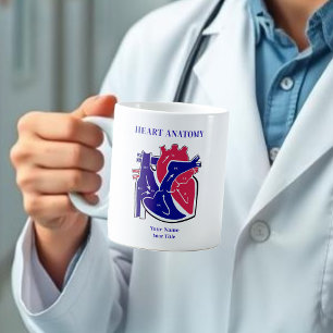 Heart Anatomy Coffee Mug