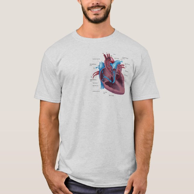 Heart Anatomy funny Shirt (Front)