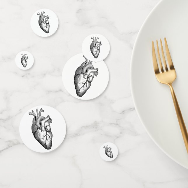 Heart Anatomy Science Confetti (Group)