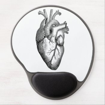 Heart Anatomy Science Gel Mouse Pad by TRowanDesign at Zazzle