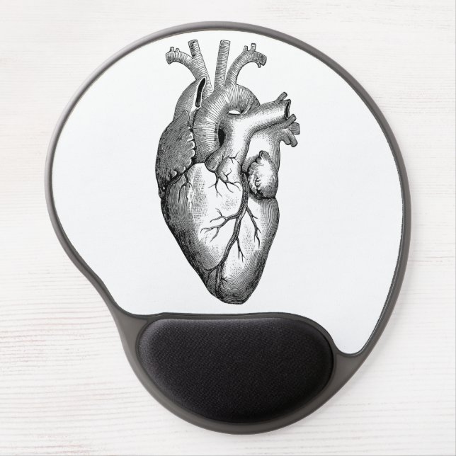 Heart Anatomy Science Gel Mouse Pad (Front)
