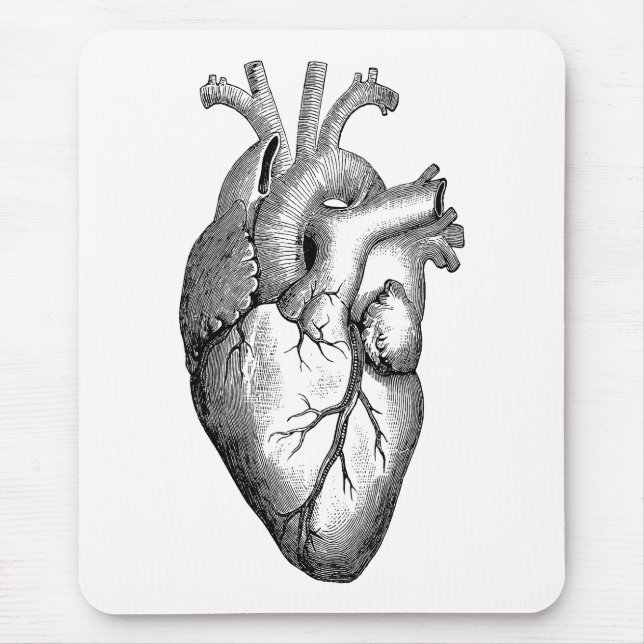 Heart Anatomy Science Mouse Pad (Front)