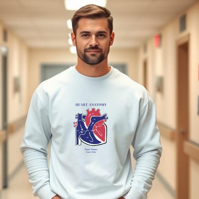 Heart Anatomy Sweatshirt (Heart Anatomy Personalized Sweatshirt)