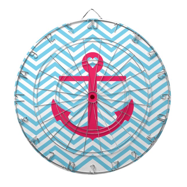 Heart Anchor Dart Board (Front)
