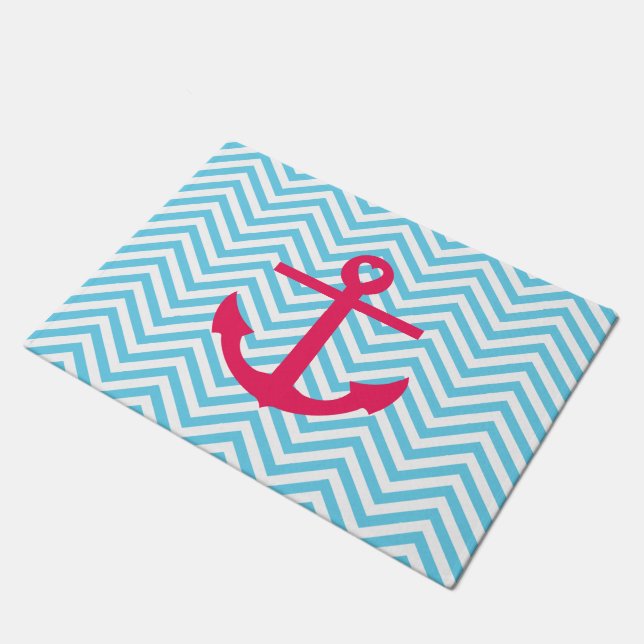 Heart Anchor Doormat (Angled)