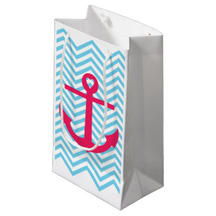 Heart Anchor Gift Bag