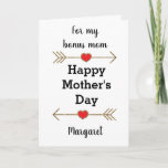 Heart and Arrows Happy Mother&#39;s Day Bonus Mom Card