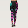 Heart and Core repeating 10 letters Leggings