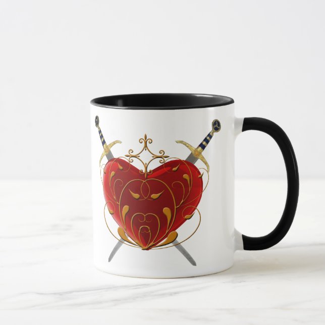 Heart And Daggers Mug (Right)
