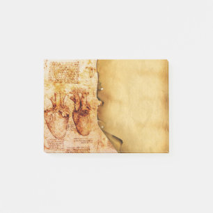 Heart And Its Blood Vessels Medical Parchment Post-it Notes