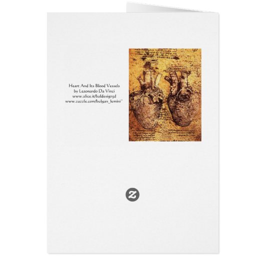 Heart And Its Blood Vessels Parchment (Back)