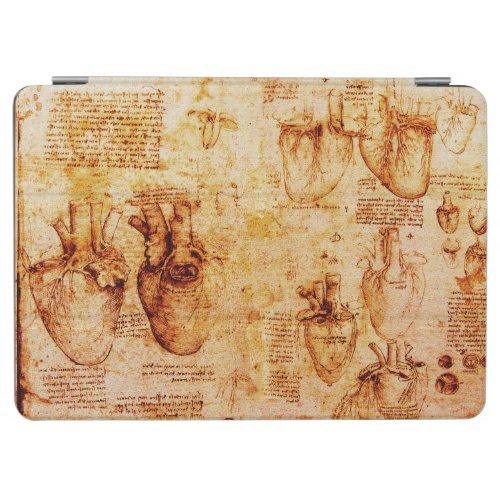 Heart And Its Blood Vessels Parchment Brown iPad Air Cover