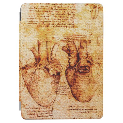 Heart And Its Blood Vessels Parchment Brown iPad Air Cover